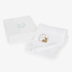 Paint My Dreams Blankets & Shawls*White Cotton Personalised Reindeer Blanket (88cm)