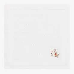 Paint My Dreams Blankets & Shawls*White Cotton Personalised Robin Blanket (88cm)