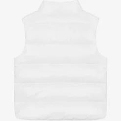 Moncler Enfant Coats & Jackets|Coats & Jackets*White Down Padded Bernard Puffer Gilet