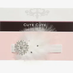 Cute Cute Hair Accessories*White Feather Headband