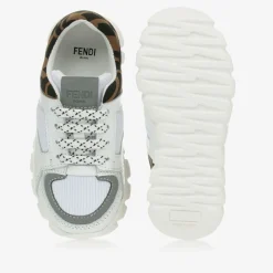 Fendi Trainers|Trainers*White FF Leather Trainers