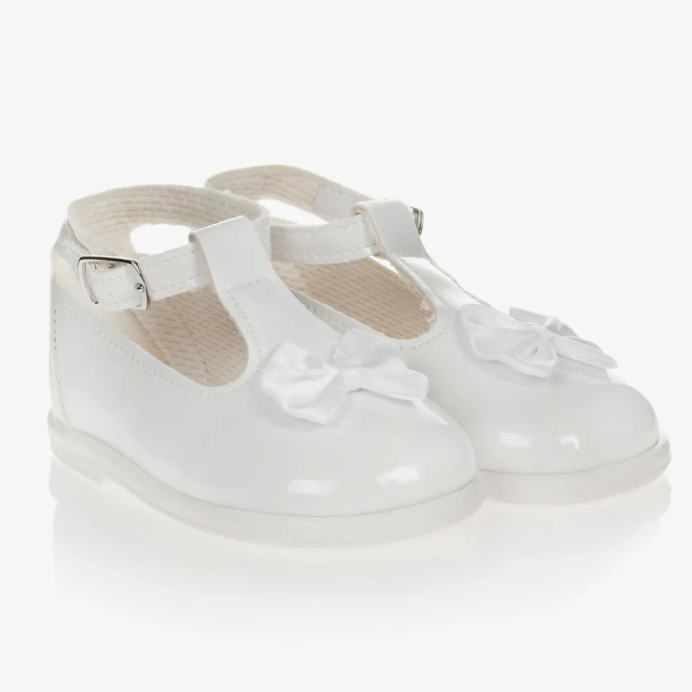 Early Days Traditional Shoes|First Walkers*White First-Walker Shoes