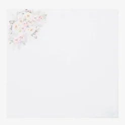 Sofija Gifts|Feeding Accessories*White Floral Muslin Cloths (2 Pack)