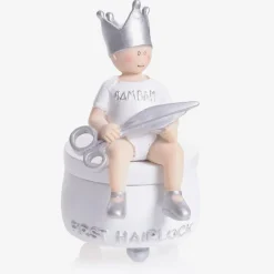 Bam Bam Gifts|Gifts*White Hairlock Keepsake Box (9cm)