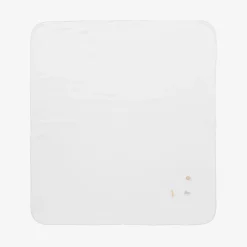 Kissy Kissy Gifts*White Jungle Mates Baby Blanket (73cm)