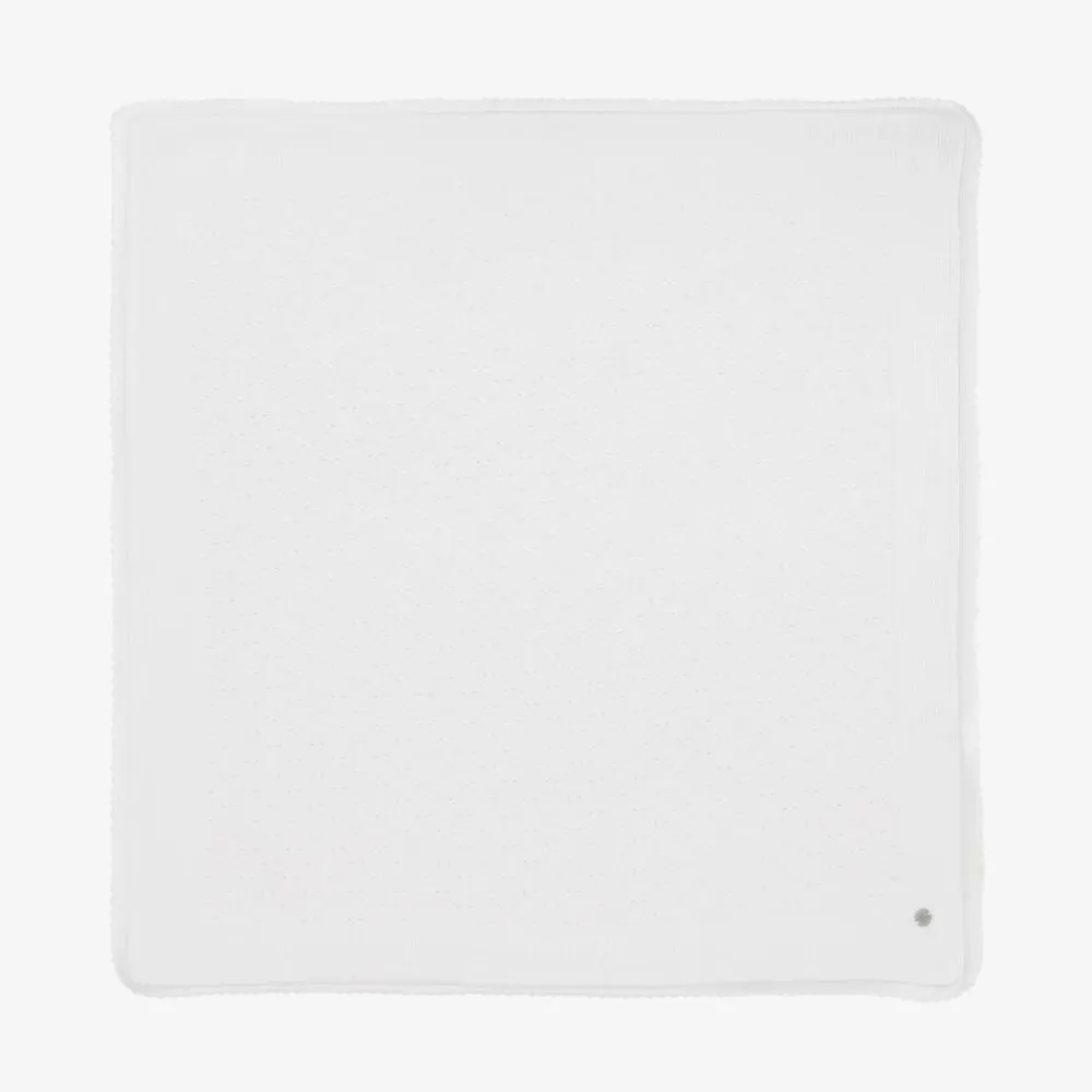 Artesanía Granlei Gifts*White Knit & Faux Fur Blanket (82cm)