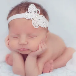 Cute Cute Hair Accessories*White Lace Butterfly Headband