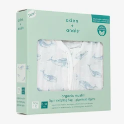 aden + anais Gifts|Sleeping Accessories*White Organic Cotton Sleeping Bag