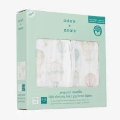 aden + anais Sleeping Accessories*White Organic Cotton Sleeping Bag