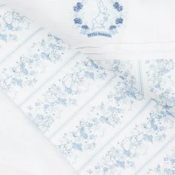 Peter Rabbit™ by Childrensalon Blankets & Shawls*White Padded Linen & Cotton Blanket (97cm)