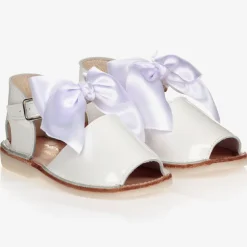 Early Days Sandals|Sandals*White Patent Leather Sandals