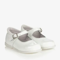 Childrens Classics Bar Shoes*White Patent Leather Shoes