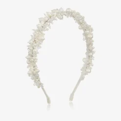 Sienna Likes To Party Hair Accessories*White Pearl & Crystal Hairband