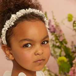 Sienna Likes To Party Hair Accessories*White Pearl & Crystal Hairband