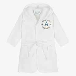 Paint My Dreams Towels & Robes|Towels & Robes*White Personalised Feather Bathrobe