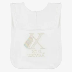 Paint My Dreams Gifts*White Personalised 'X' Initial Bib