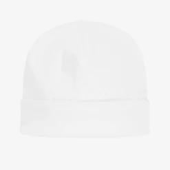 Kissy Kissy Hats*White Pima Cotton Baby Hat