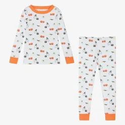 Kissy Kissy Nightwear*White Pima Cotton Halloween Happenings Pyjamas