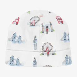 Kissy Kissy Hats*White Pima Cotton London Getaway Hat