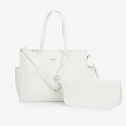 Nanán Bags*White Quilted Changing Bag (39cm)