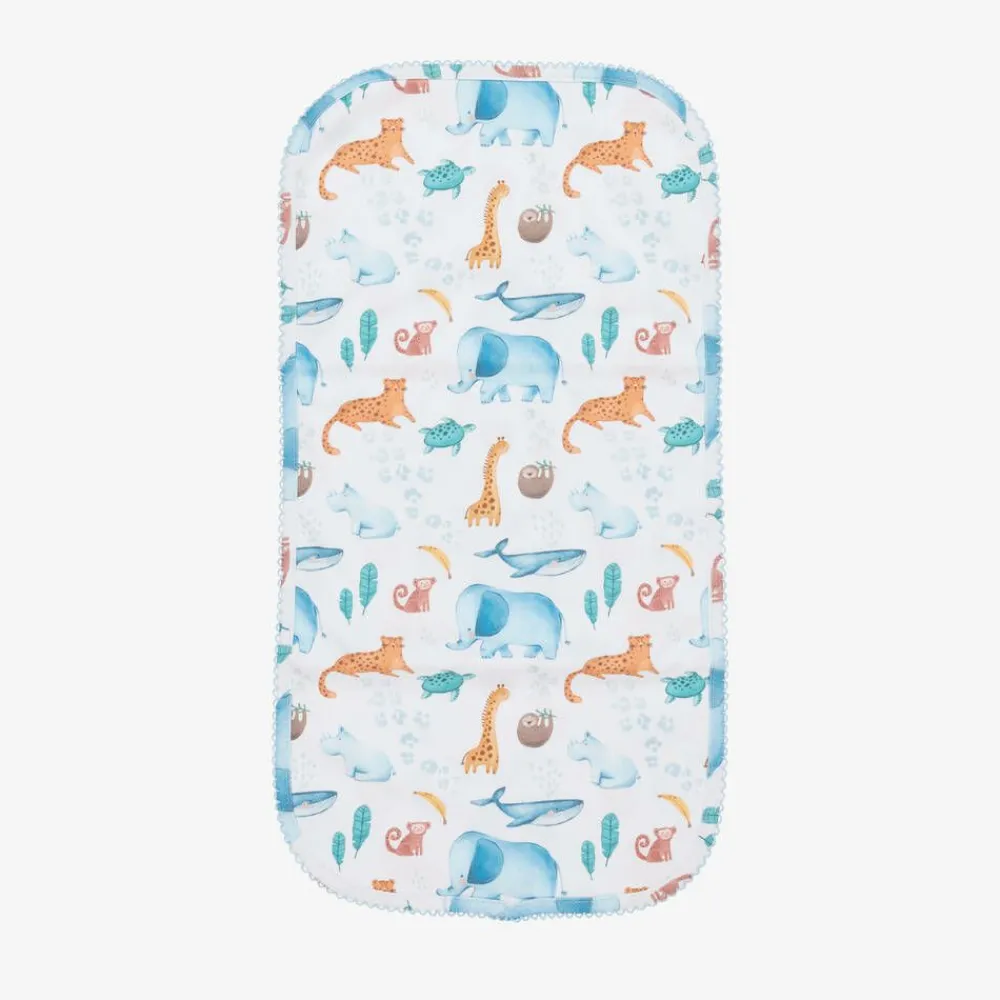 My Little Pie Feeding Accessories*White Supima Cotton Laguna Burp Cloth (50cm)