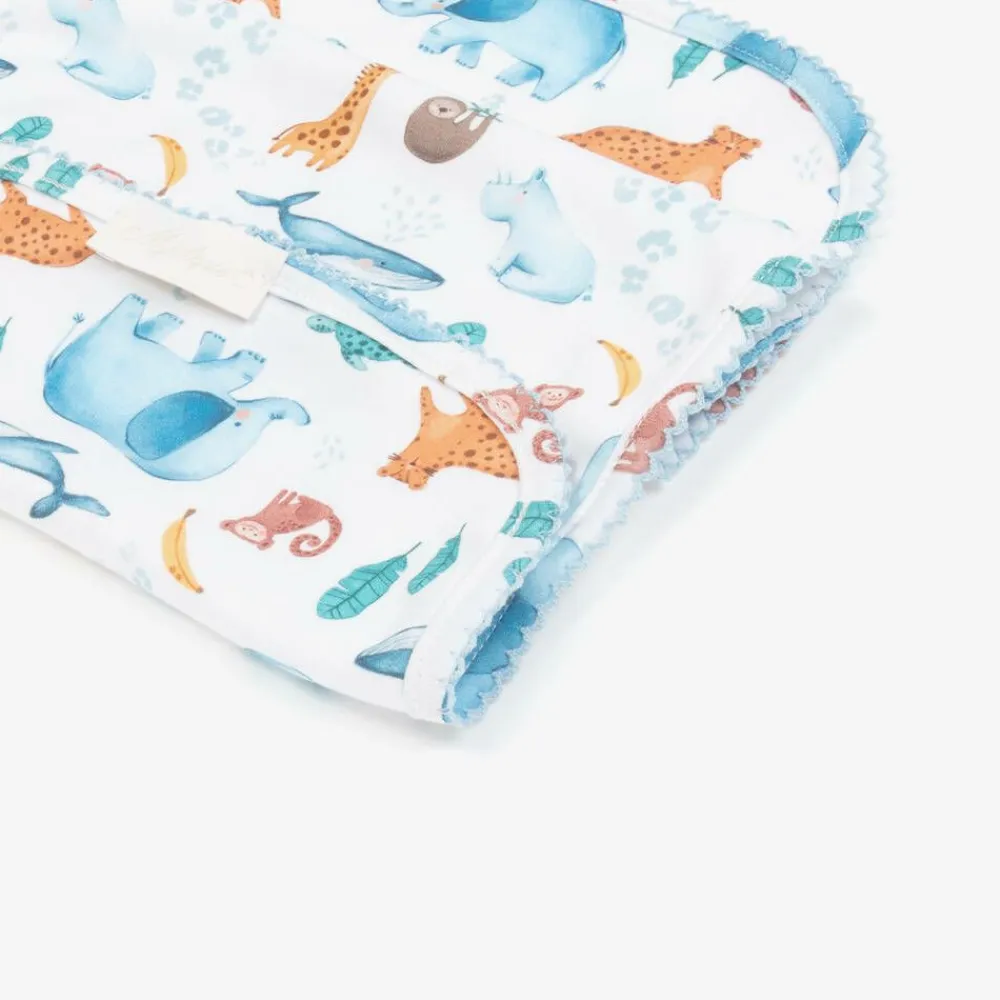 My Little Pie Feeding Accessories*White Supima Cotton Laguna Burp Cloth (50cm)