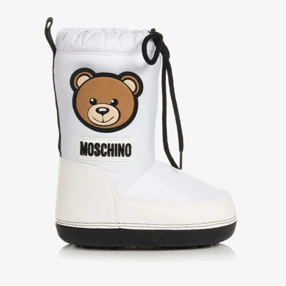 Moschino Snow Boots|Snow Boots*White Teddy Bear Snow Boots