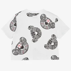 Burberry Tops*White Thomas Bear Baby T-Shirt