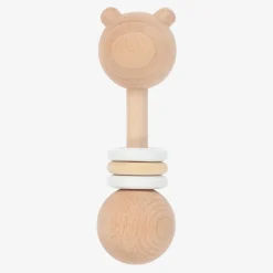 Bam Bam Toys*Wooden Bear Rattle (15cm)