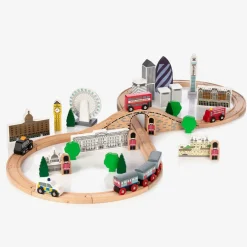 Bigjigs Toys|Gifts*Wooden City of London Train Set (104cm)