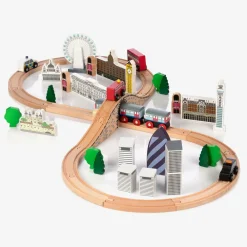 Bigjigs Toys|Gifts*Wooden City of London Train Set (104cm)
