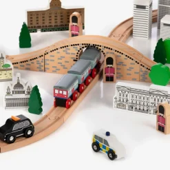 Bigjigs Toys|Gifts*Wooden City of London Train Set (104cm)
