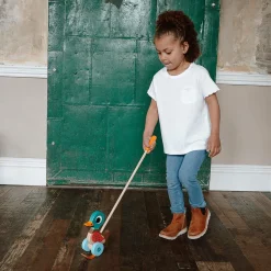 Vilac Gifts*Wooden Duck Walking Toy (55cm)