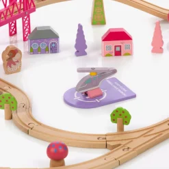 Bigjigs Toys|Gifts*Wooden Fairy Town Train Set (114cm)