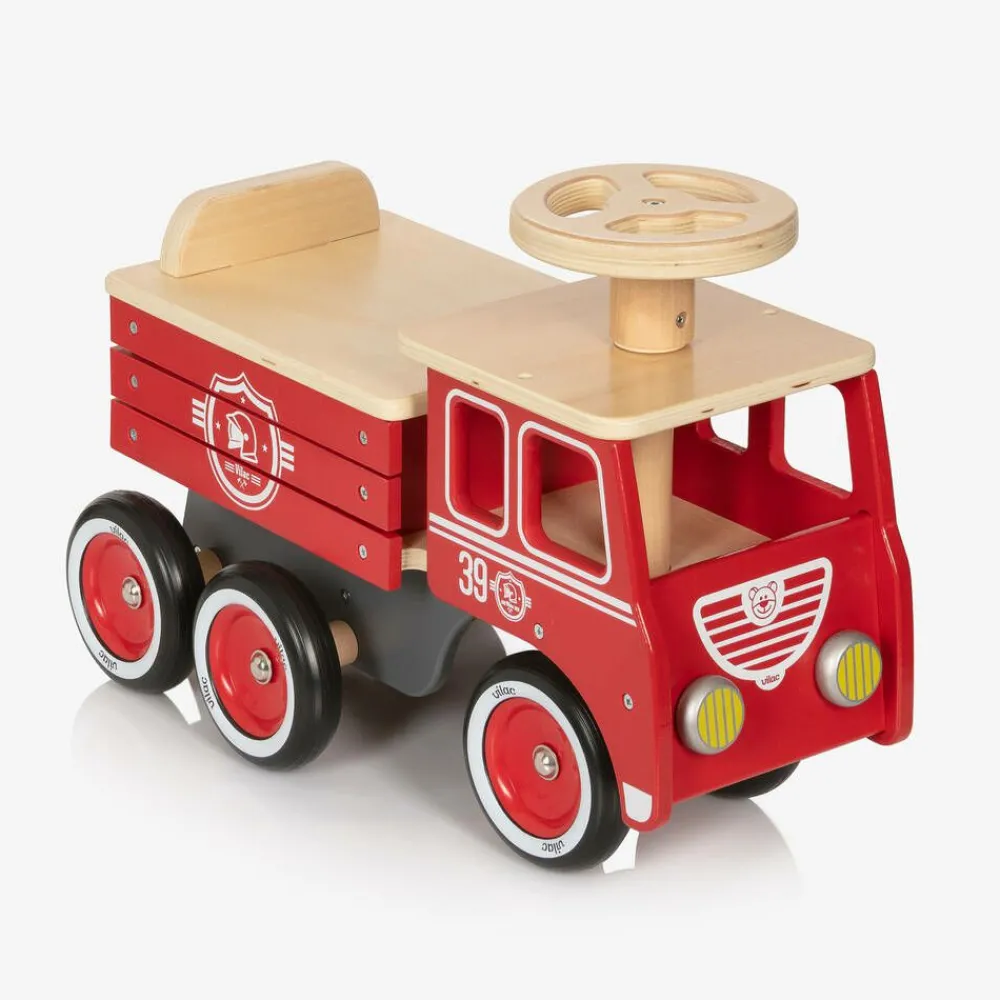Vilac Gifts*Wooden Fire Engine Toy (50cm)