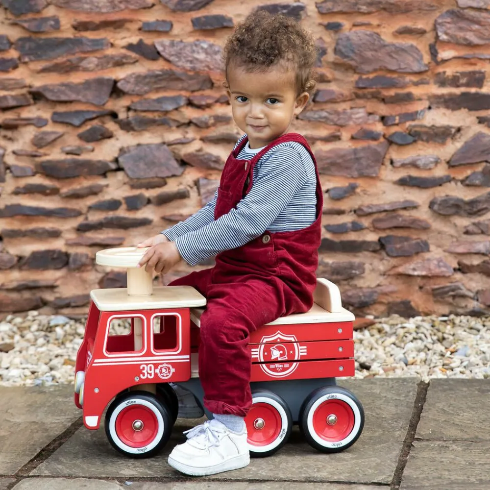 Vilac Gifts*Wooden Fire Engine Toy (50cm)