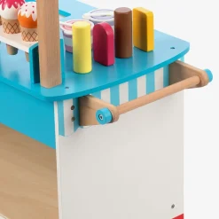 Bigjigs Toys|Gifts*Wooden Ice Cream Cart Play Set (100cm)