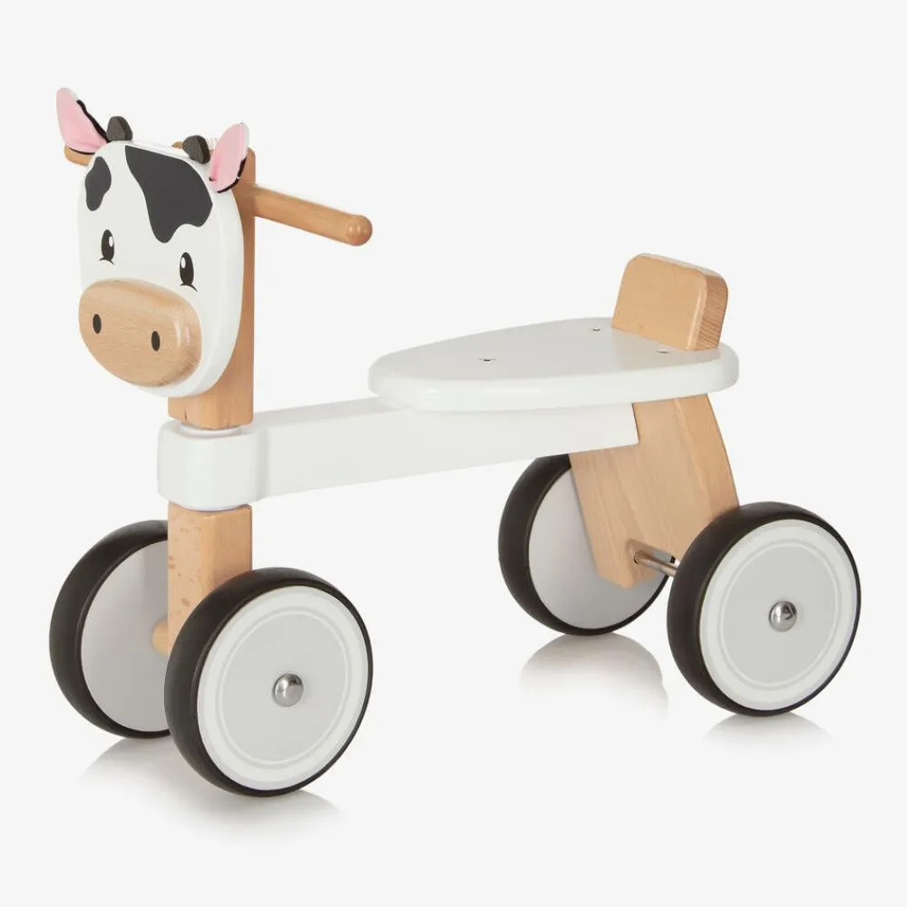 Bigjigs Gifts*Wooden Ride-On Cow (45cm)