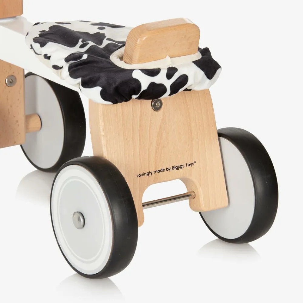 Bigjigs Gifts*Wooden Ride-On Cow (45cm)