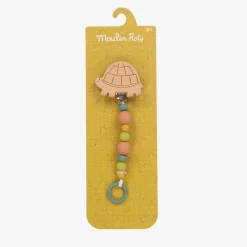 Moulin Roty Gifts|Sleeping Accessories*Wooden Tortoise Dummy Clip