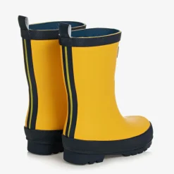 Hatley Rain Boots|Rain Boots*Yellow & Navy Blue Rain Boots