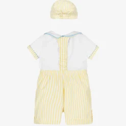 Beau KiD Outfit Sets*Yellow & White Shorts Set