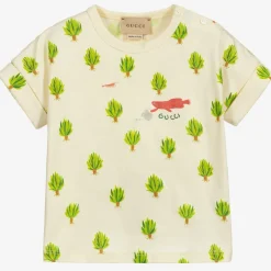 Gucci Tops*Yellow Diana Blu T-Shirt