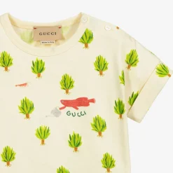 Gucci Tops*Yellow Diana Blu T-Shirt