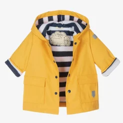 Hatley Coats & Jackets|Coats & Jackets*Yellow Hooded Baby Raincoat