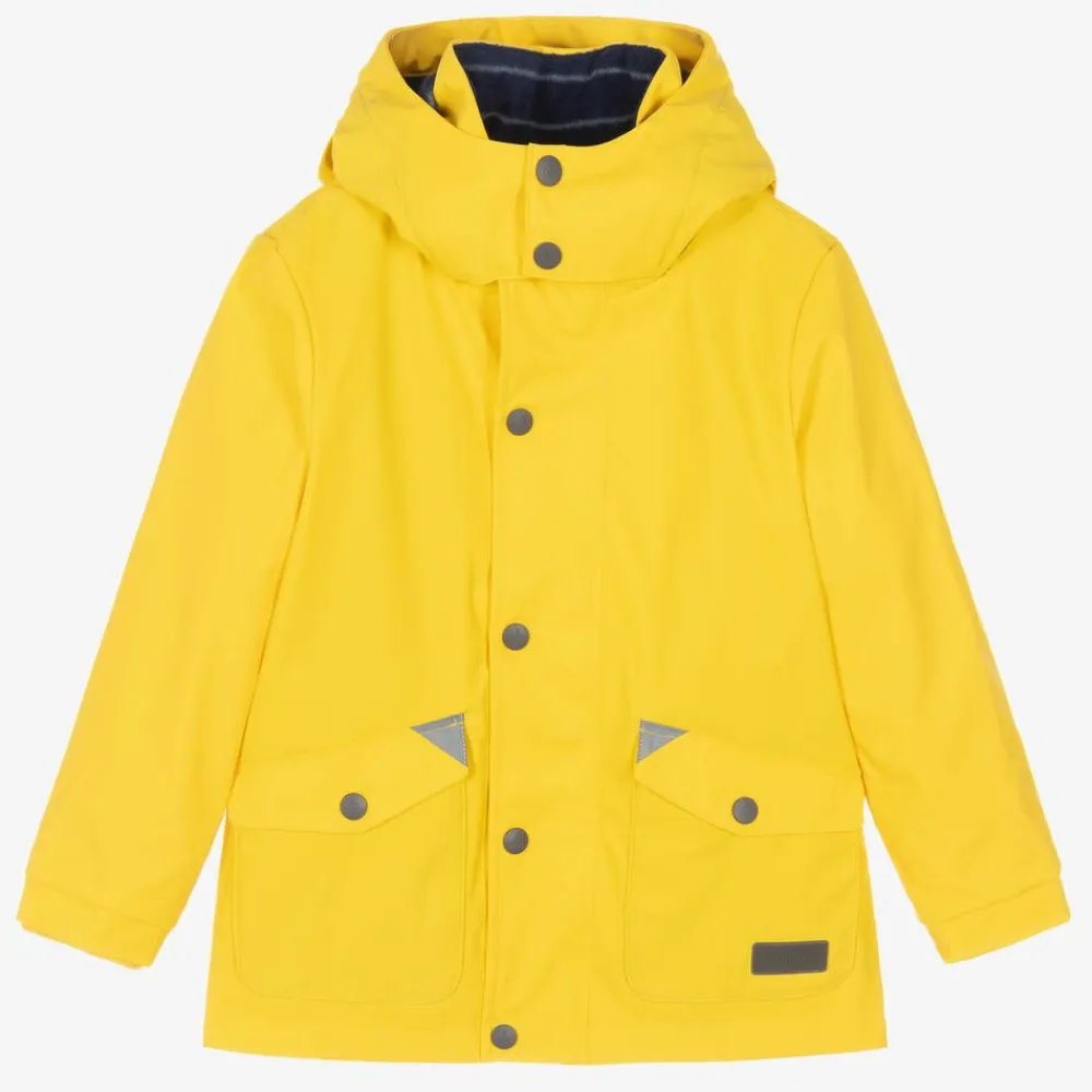 Mitty James Coats & Jackets|Coats & Jackets*Yellow Hooded Waterproof Raincoat