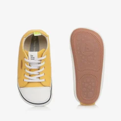 Tip Toey Joey First Walkers|First Walkers*Yellow Leather First Walker Trainers