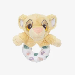 Rainbow Designs Toys*Yellow Plush Simba Ring Rattle Toy (11cm)