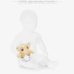 Rainbow Designs Toys*Yellow Plush Simba Ring Rattle Toy (11cm)