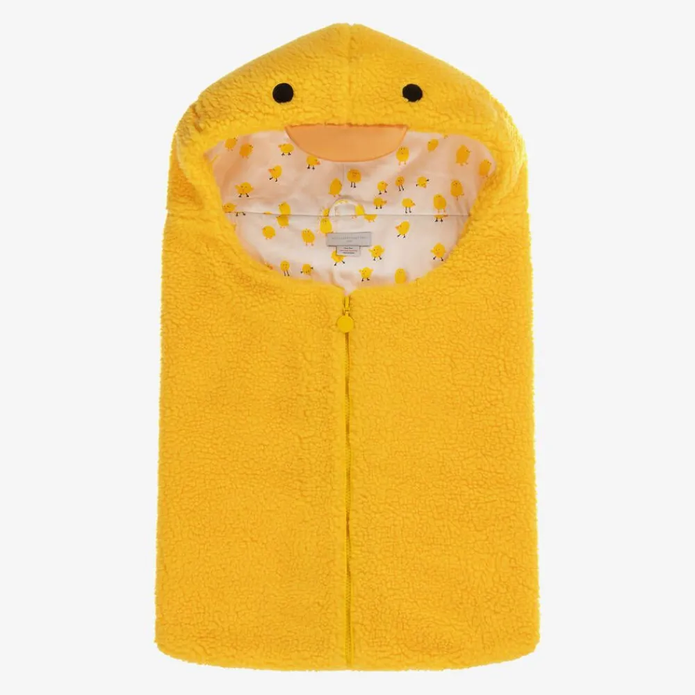 Stella McCartney Kids Nests*Yellow Sherpa Fleece Baby Chick Nest (70cm)